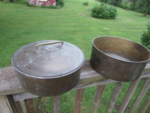 Antique brass hand hammered - antique,