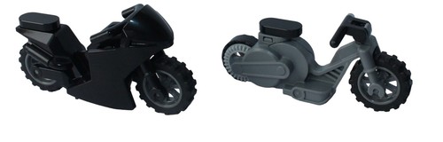 Lego motorcycle motorbike - 2x,