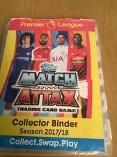17/18 Match Attax Premier League Binder Album 2017/18 Topps Trading Cards