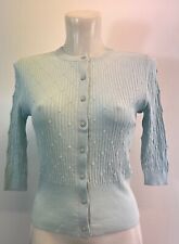 Ladies New Ex M&S Aqua Cardigan Size  8 10 12 14 16 22