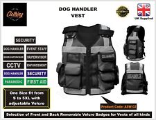 Multifunctional vest,security, dog squad,  management, security guard Vest Black