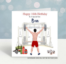 Personalised birthday card - personalised,