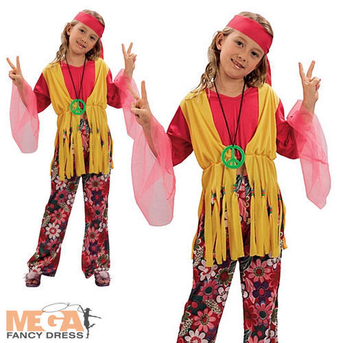 60s hippie girls fancy - girls, dress