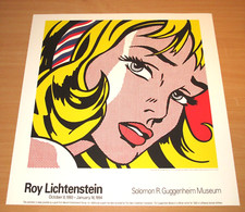 Roy Lichtenstein Poster "Girl