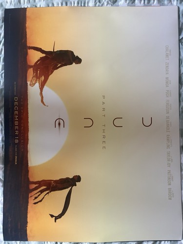 Dune part three - dune:, uk