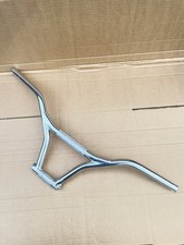 Vintage Freestyle BMX Handlebars 4 Piece Chrome Knurled Clamp Old School