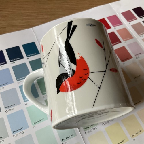 Magpie birdy bullfinch mug - magpie,