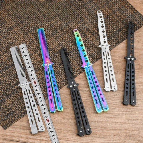 Metal butterfly balisong toy - metal,