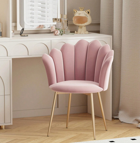 Pink armchair tub chair velvet - pink,