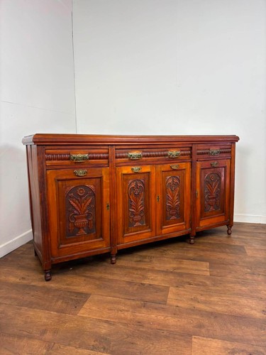 Victorian walnut sideboard - victorian,