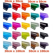 Iridescent Holographic Clear Transparent PET Fabric Vinyl Material Paper Film