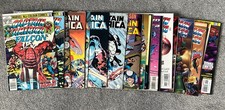 A nice collection of 22 Captain America comics, 1977 through to 1997
