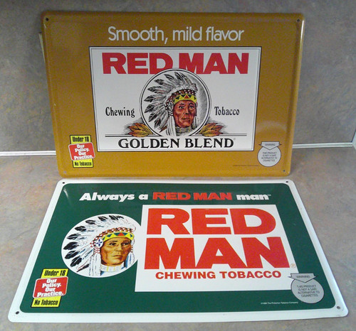1996 red man chewing tobacco - chewing,
