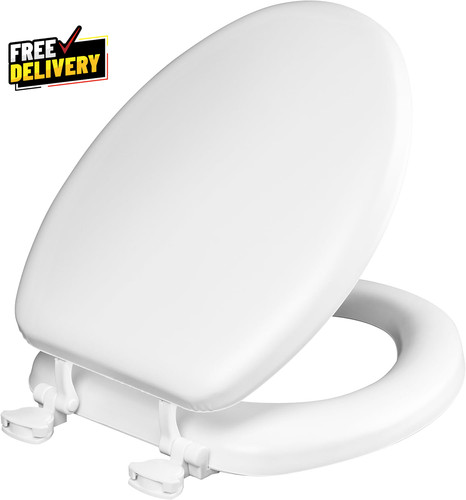 Padded toilet seat cushioned - padded,