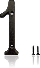 5.5 Inch House Numbers Cast