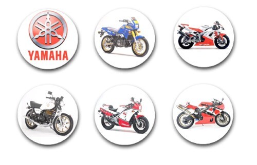 25mm button badges x6 - 25mm,