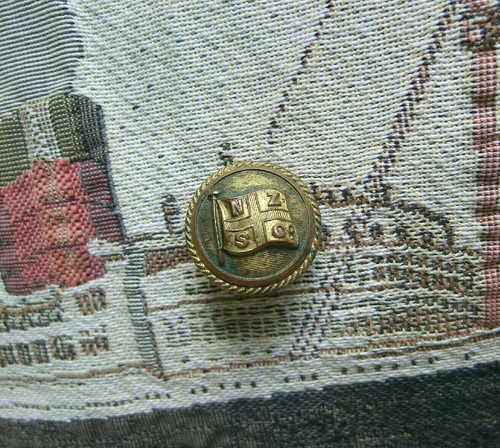 Antique brass button new - button,