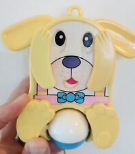 Vintage Tomy Peak A Boo Dog Toy  Lullaby Rockaby Baby
