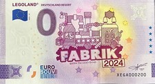Ticket 0 EURO LEGOLAND Deutschland Resort Factory Germany 2024 Number 200