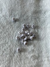 Pack of 20 White and Gold Star