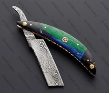 Handmade Damascus Straight