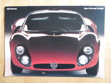 ALFA ROMEO Tipo 33 Giulietta GT Junior Giulia TZ/2 SZ Zagato Exhibition Brochure