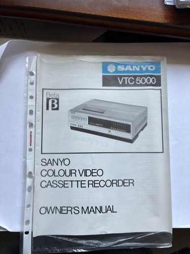 Sanyo beta betamax vtc - sanyo,