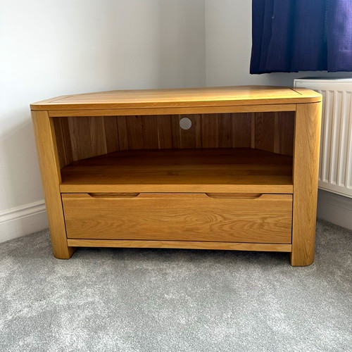 Solid oak corner unit - solid,