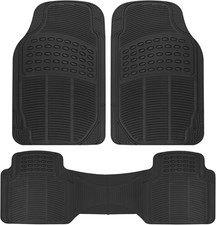 3 Piece Rubber Floor Mat Set