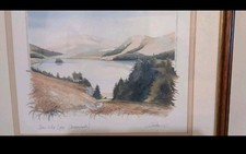 Water Colour Down to The Lake
