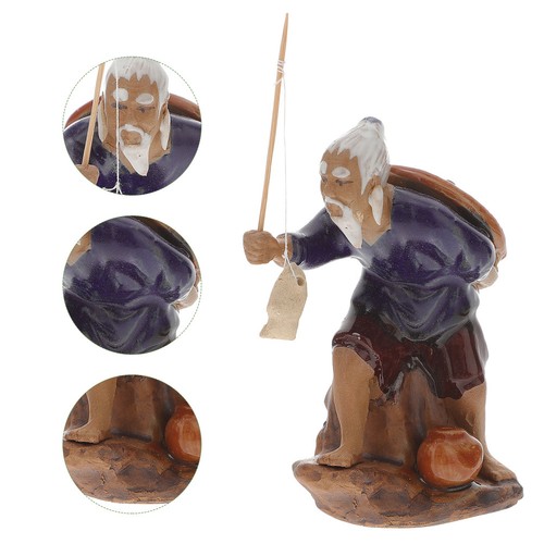 Fisherman ceramic statue for - fisherman,