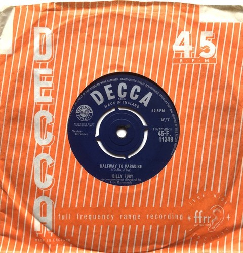 Billy fury halfway - billy, fury – halfway