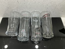 Carling pint glasses - pint,