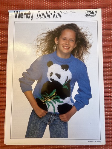 Girls boys kids panda - boys, jumper