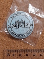 National Trust LANHYDROCK HOUSE Charity Tin Badge