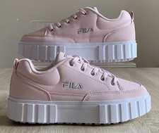 Fila Oakmont TR Low Platform Pink Women’s UK 5 Preloved Sneakers FREE POSTAGE