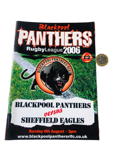 Rugby programme blackpool - programme,