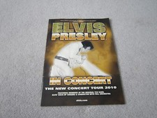 Elvis in concert ,28th February 2010 ,tour programme + ticket,original TCB band
