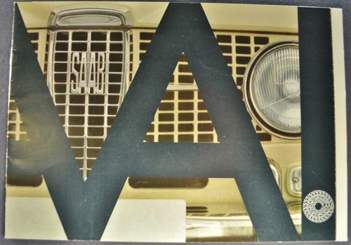 1967 saab brochure sedan 95 - saab,