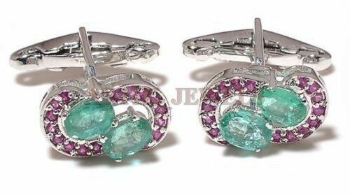 Natural emerald heated ruby - natural, &