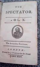 Rare! The Spectator 1724