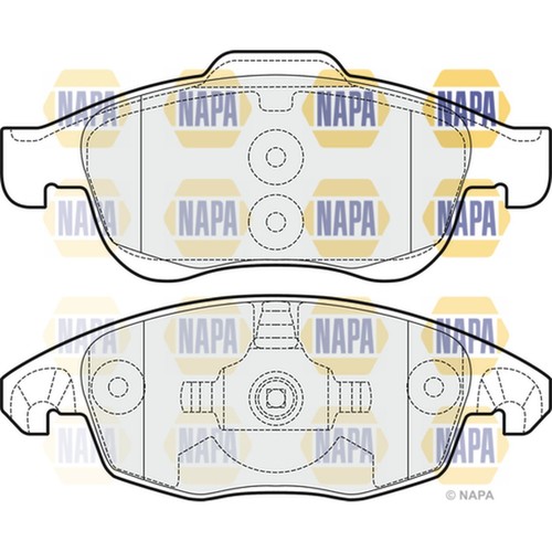 Brake pads set for citroen - brake, c4