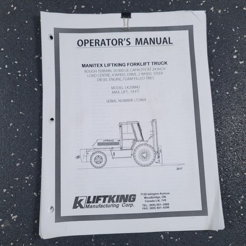 Manitex liftking lk20m42 - lk20m42, rough