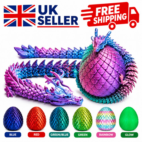 Printed dragons surprise - 3d,