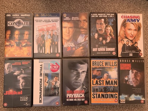 Vhs tape bundle x10 tested - bundle,