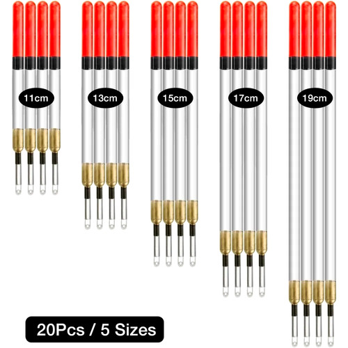 20pcs fishing floats wagglers - floats,