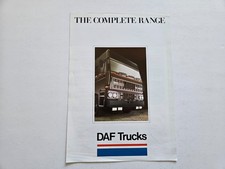 DAF FT FA TRUCK SALES BROCHURE