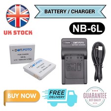 NB-6L Battery or Charger for