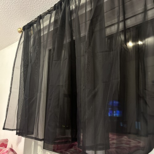 Voile curtains pair - voile, (2