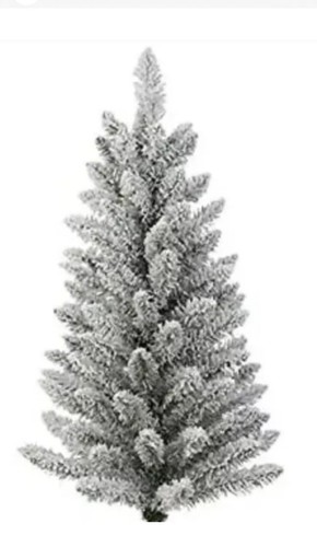 Christmas tree snow flocked - christmas,